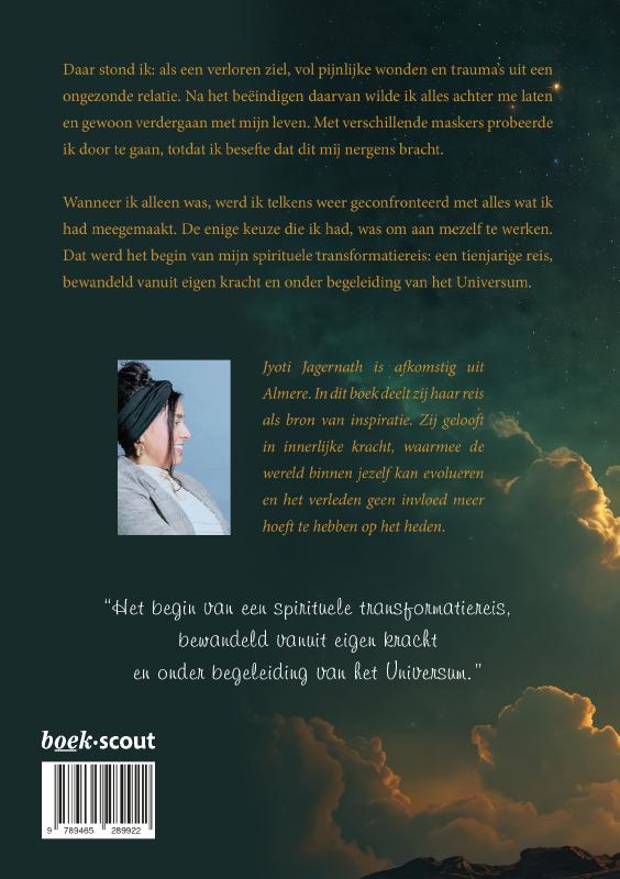 Achterkant van Inner Glow: mijn transformatiereis