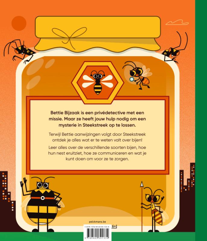 Achterkant van Het grote bijenplan