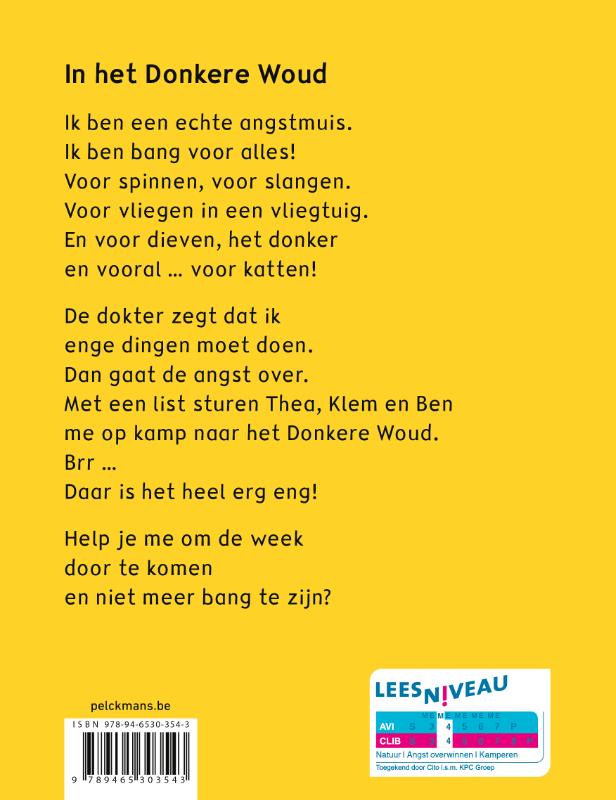 Achterkant van In het donkere woud (AVI M4)