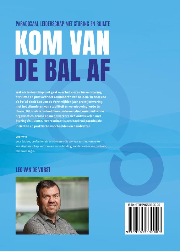 Achterkant van Kom van de bal af
