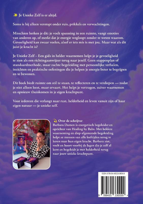 Achterkant van Je unieke zelf