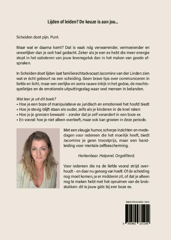Achterkant van Scheiden doet lijden