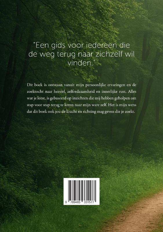 Achterkant van De weg terug naar mijn innerlijke zelf