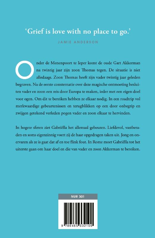 Achterkant van Vader Zoon Engel