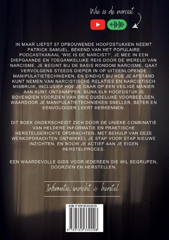 Achterkant van Narcisme onder de loep
