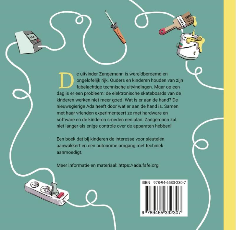 Achterkant van Ada & Zangemann