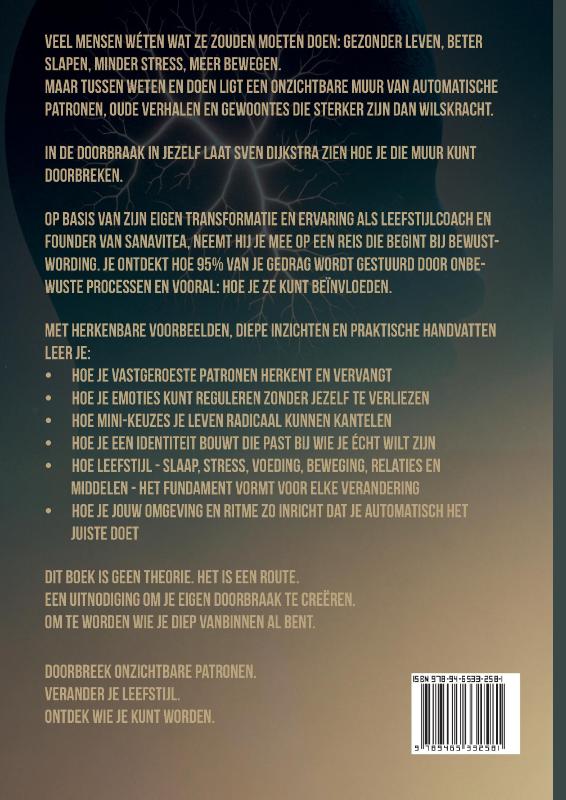 Achterkant van De doorbraak in jezelf