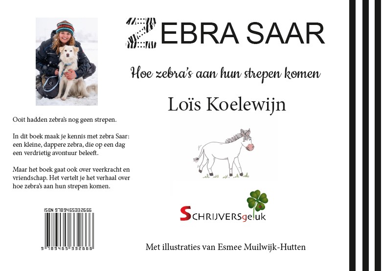 Achterkant van Zebra Saar