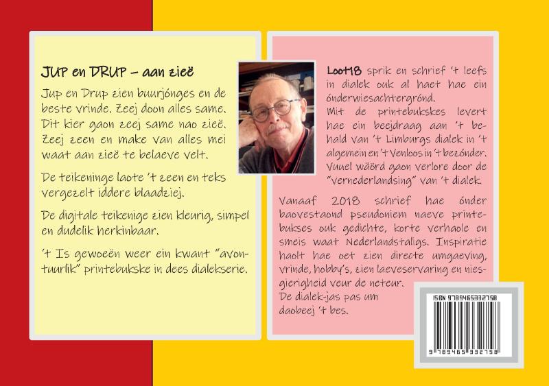 Achterkant van JUP en DRUP - aan zieë