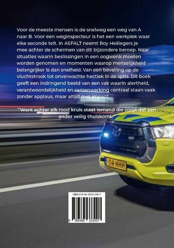 Achterkant van Asfalt