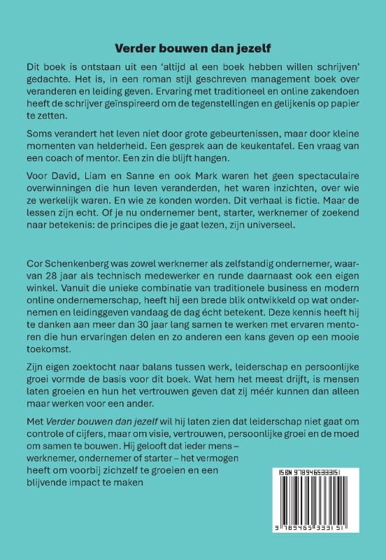 Achterkant van Verder bouwen dan jezelf