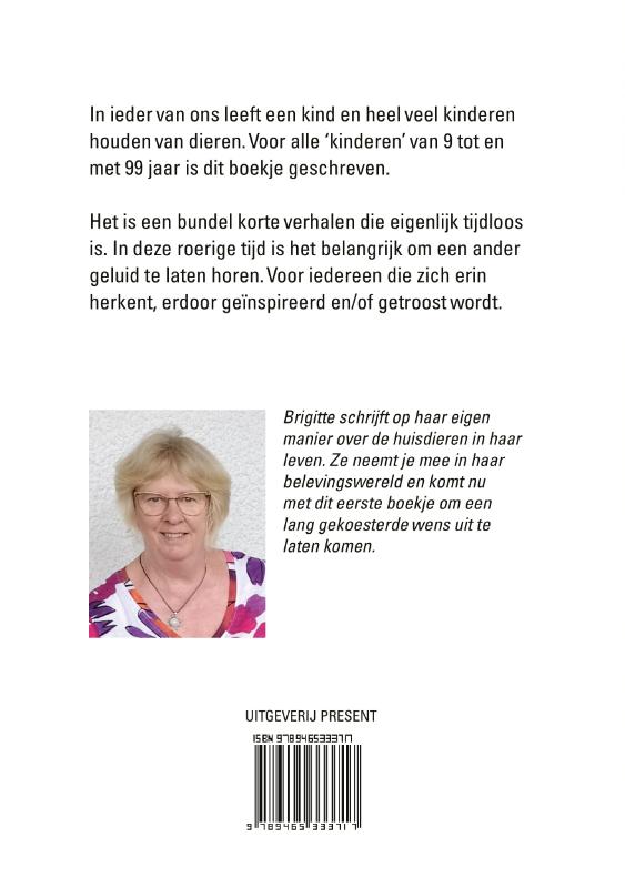 Achterkant van Verhalenbundel 'Beestenspul'