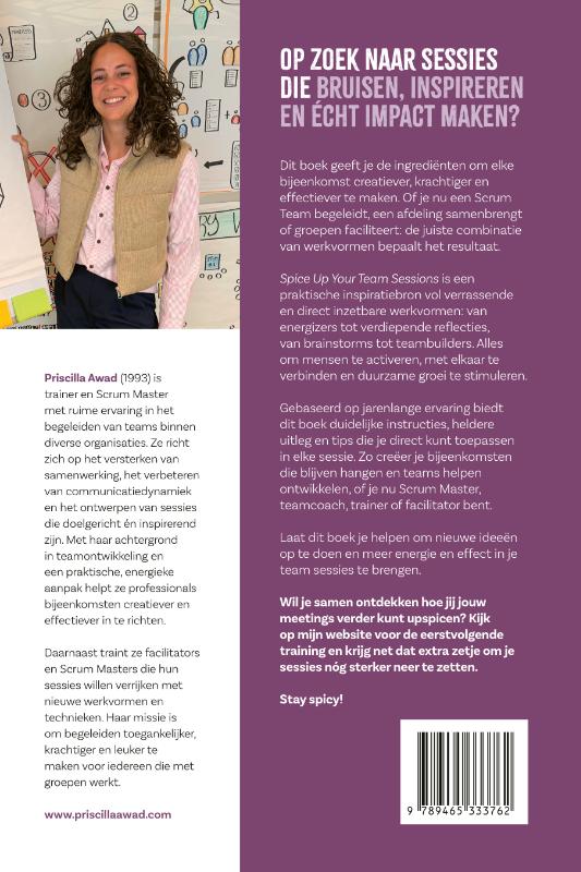 Achterkant van Spice Up Your Team Sessions