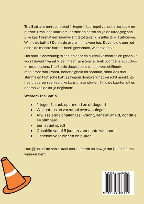 Achterkant van The Battle