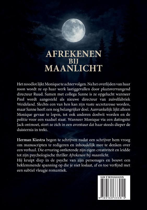 Achterkant van Afrekenen bij maanlicht