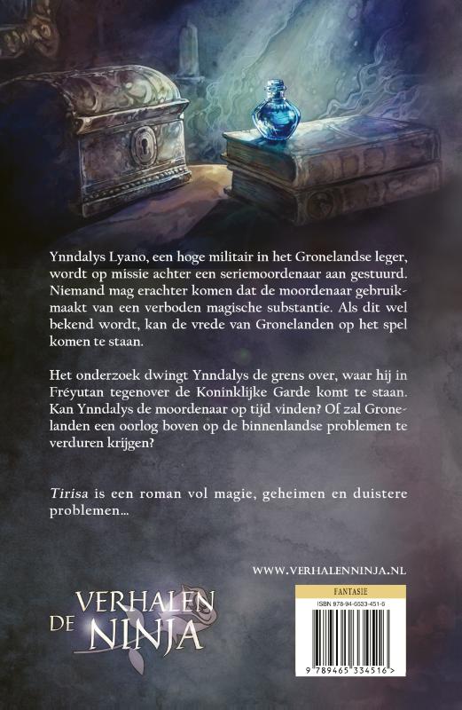 Achterkant van Tirisa
