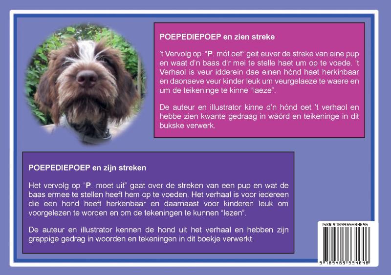 Achterkant van Poepediepoep en zien streke - Poepediepoep en zijn streken