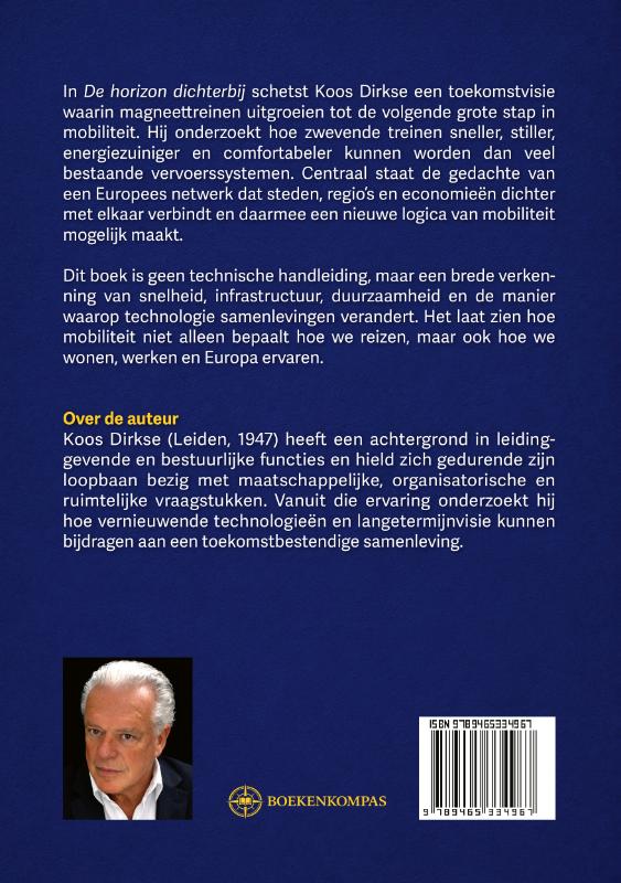 Achterkant van De horizon dichterbij
