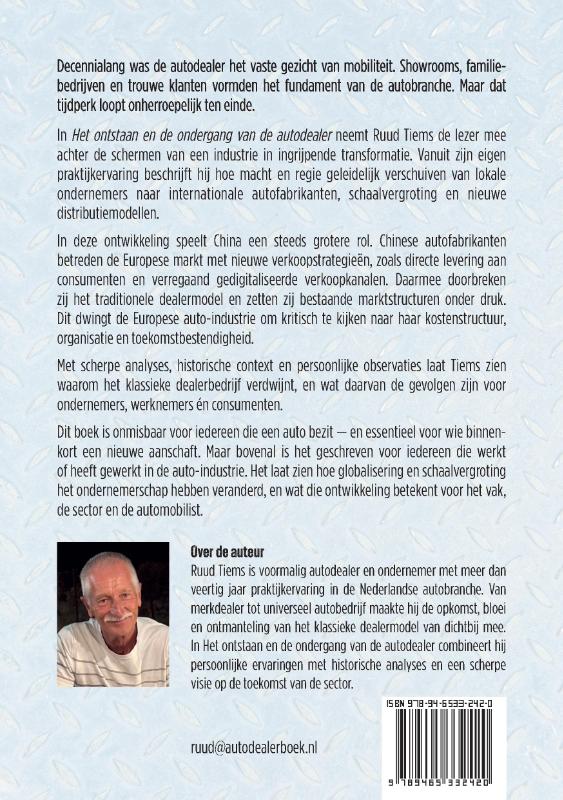 Achterkant van Het ontstaan en de ondergang van de autodealer