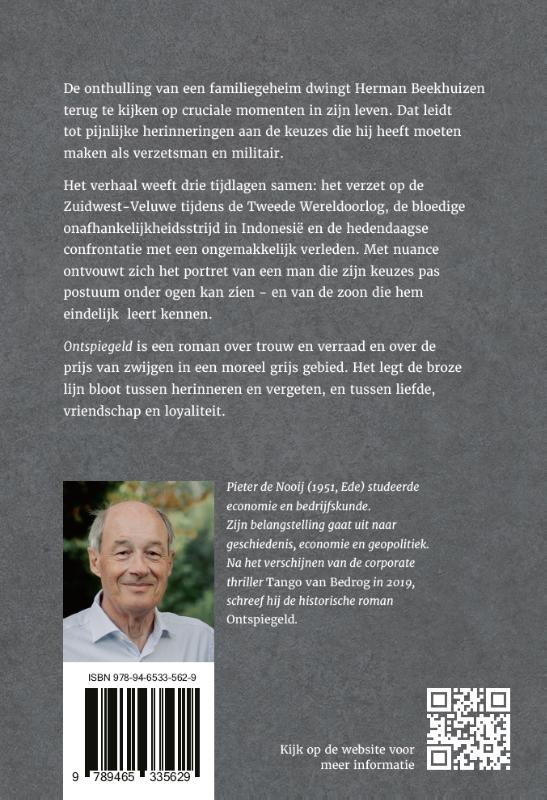 Achterkant van Ontspiegeld