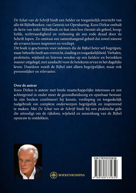 Achterkant van De schat van de schrift