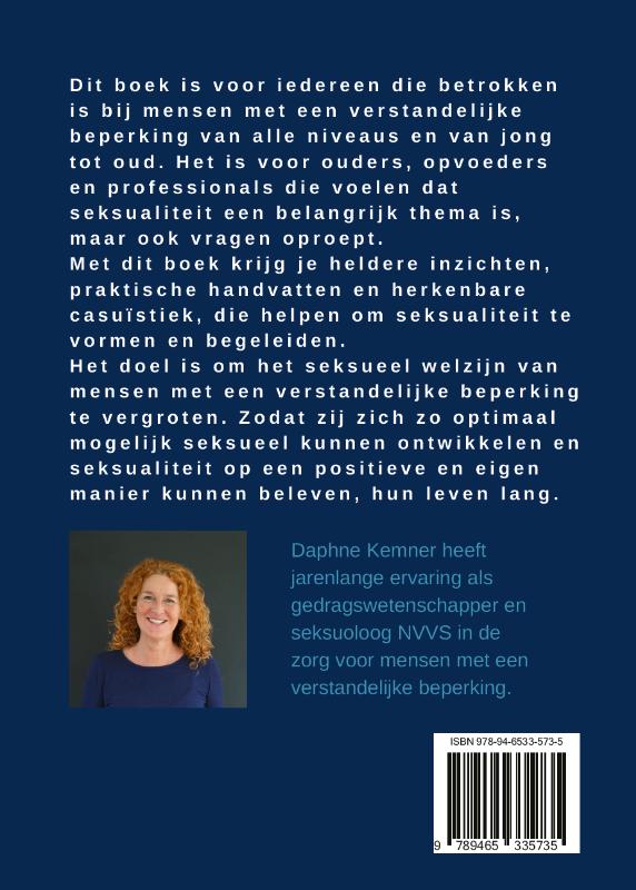 Achterkant van Seksualiteit bij mensen met een verstandelijke beperking