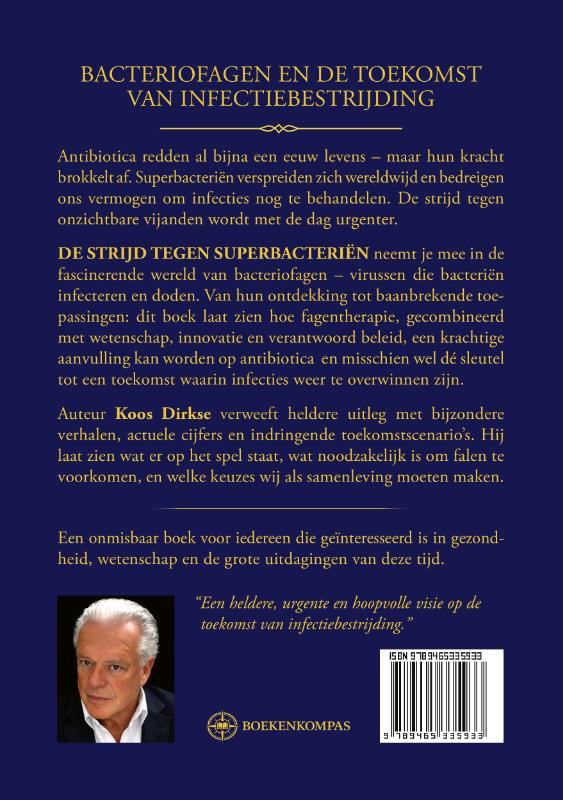 Achterkant van De strijd tegen superbacteriën