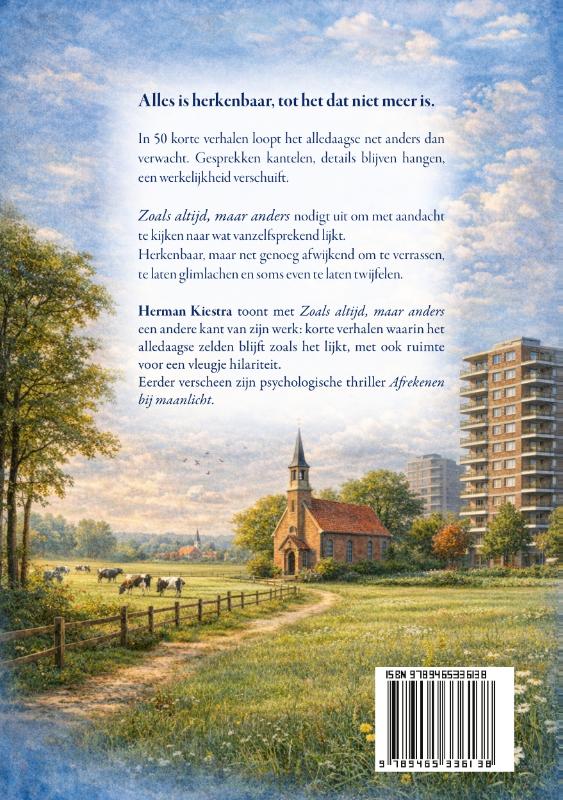 Achterkant van Zo gewoon, maar anders