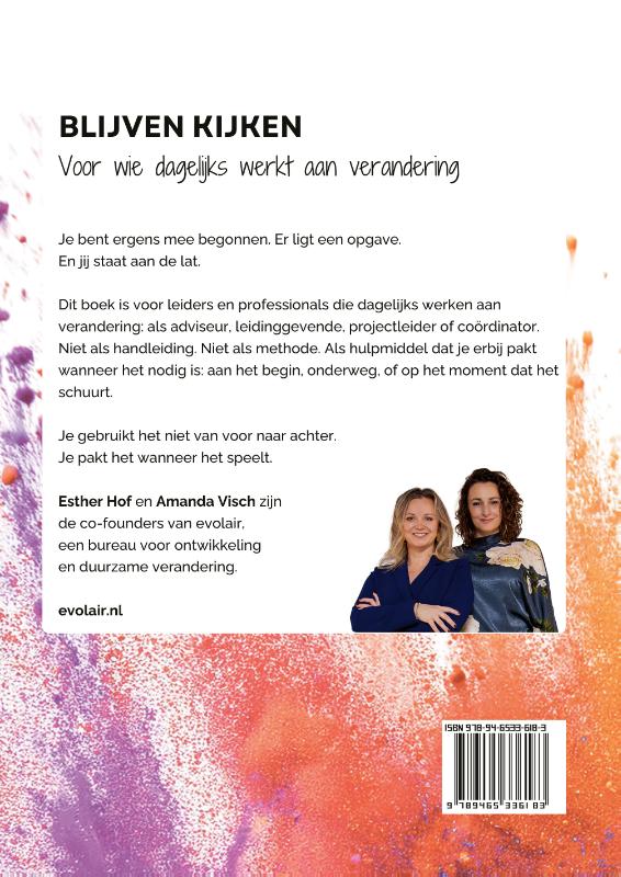 Achterkant van Blijven kijken