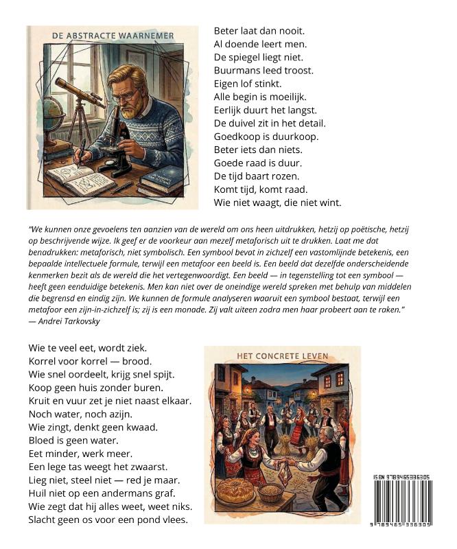 Achterkant van Gespiegelde volkswijsheden