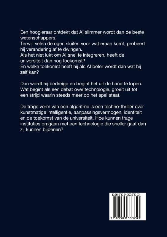 Achterkant van De trage vorm van een algoritme