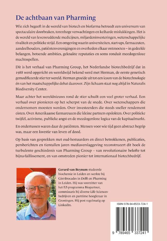 Achterkant van De achtbaan van Pharming