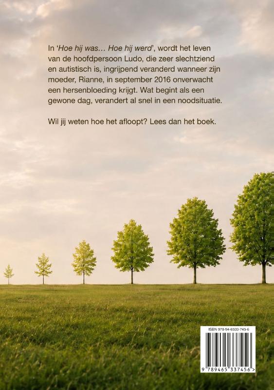 Achterkant van Hoe hij was... Hoe hij werd