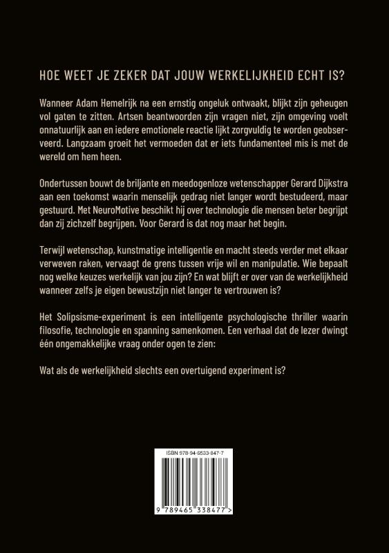 Achterkant van Het Solipsisme experiment