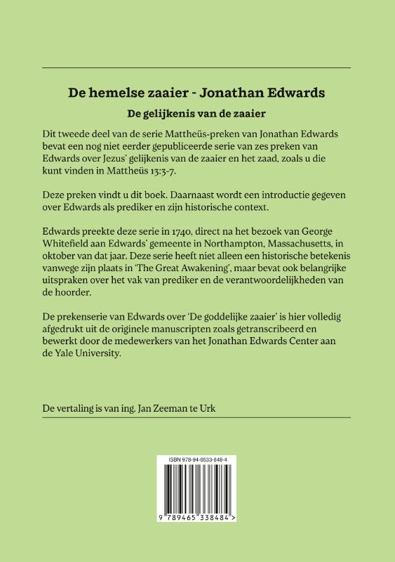 Achterkant van De hemelse zaaier