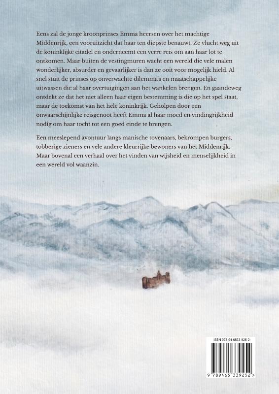 Achterkant van Weg naar het onbestemde