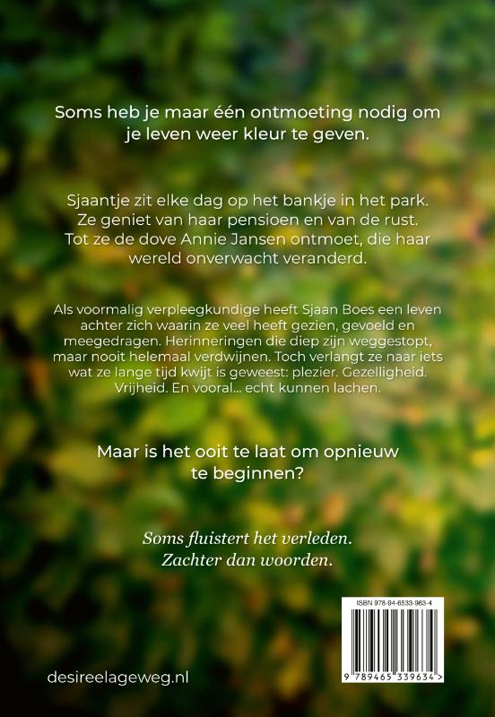 Achterkant van Als het park fluistert