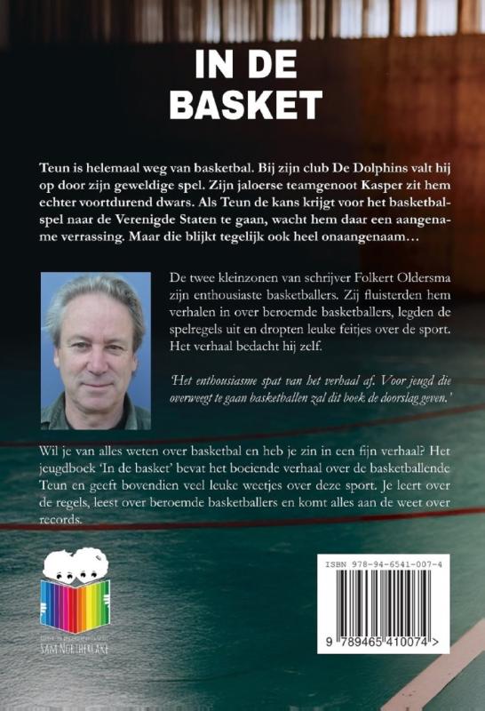 Achterkant van In de basket