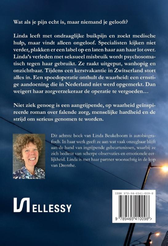 Achterkant van Niet ziek genoeg