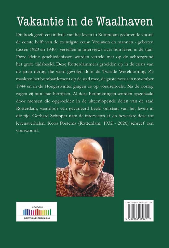 Achterkant van Vakantie in de Waalhaven