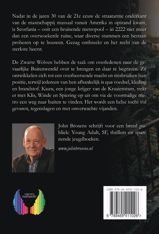 Achterkant van Terreur van de Zwarte Wolven