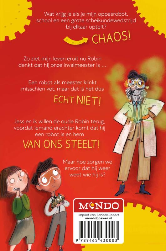Achterkant van Is mijn meester een robot?!