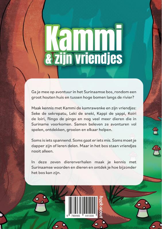 Achterkant van Kammi & zijn vriendjes