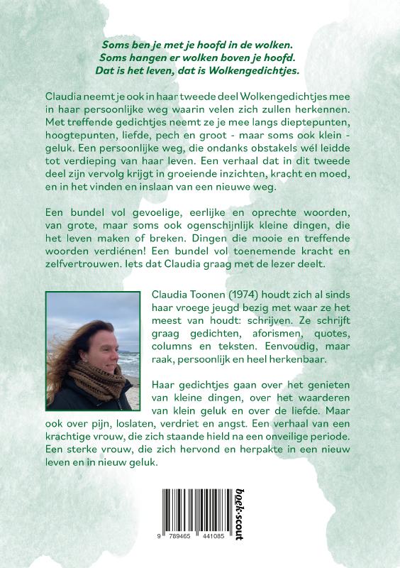 Achterkant van Wolkengedichtjes