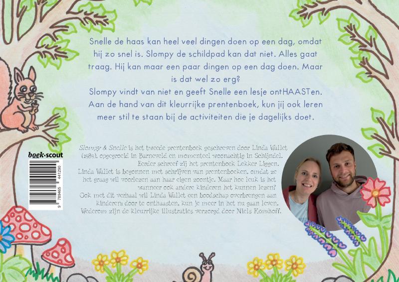 Achterkant van Slompy & Snelle