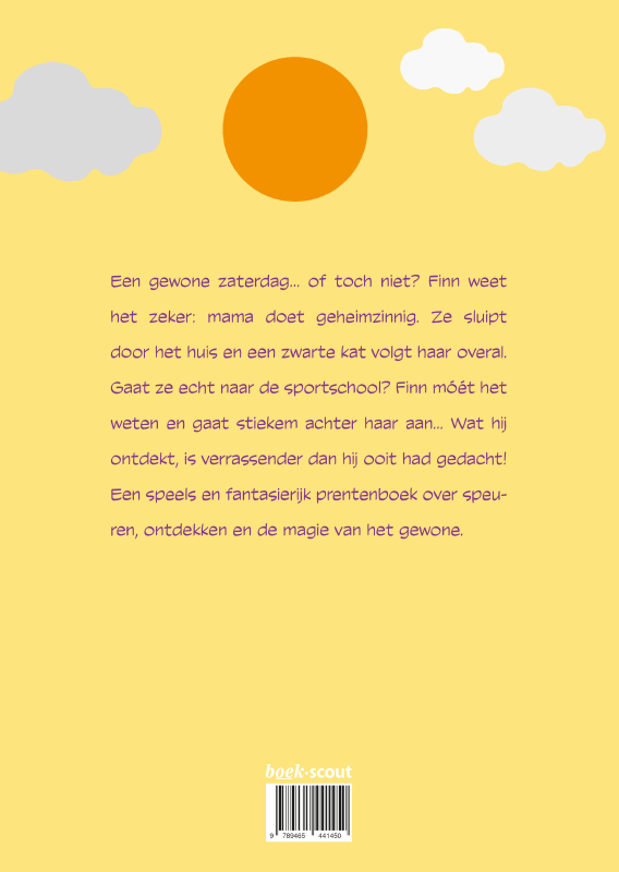 Achterkant van Mama is een ninja