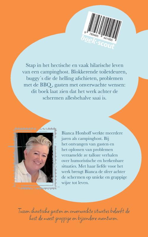 Achterkant van Hilarische campingverhalen