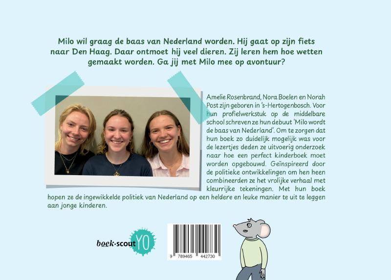 Achterkant van Milo wordt de baas van Nederland