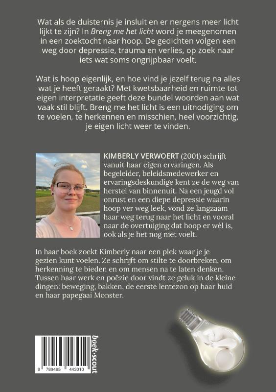 Achterkant van Breng me het licht