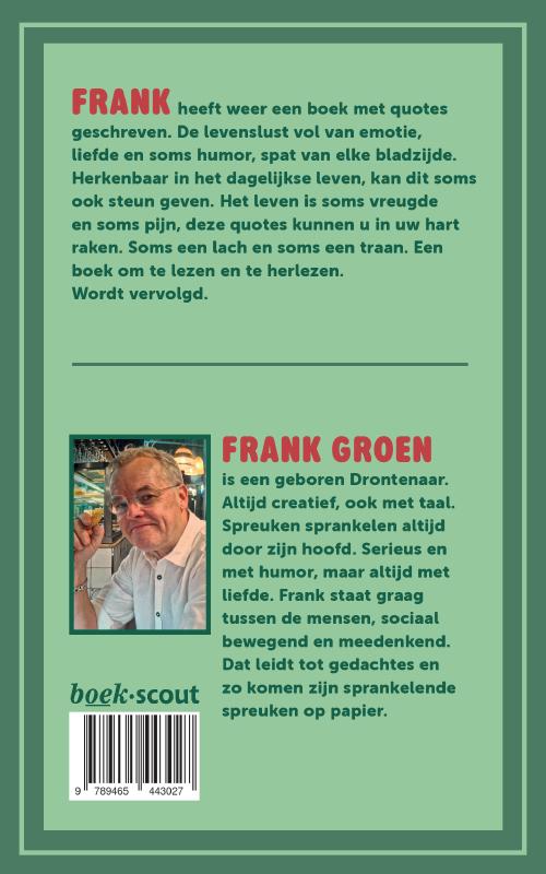 Achterkant van Frankie gaat niet voor rood, maar voor groen